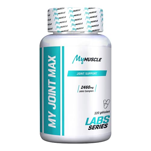 MyMUSCLE - My Joint Max - Complexe pour Articulations - Collagène Hydrolysé + Vitamine C + Glucosamine + Sulfate Chondroïtine + MSM - 120 Gélules Cover