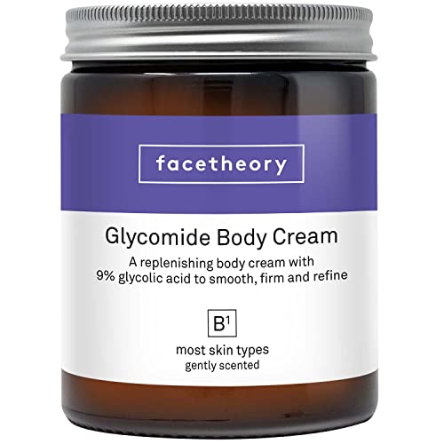 facetheory Glycomide Body Cream B1 – AHA Exfoliating Body Cream, Keratosis Pilaris Cream, Bumpy Skin Lotion, Glycolic…