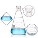 Imagen de JiaoFengHeng Conjunto de destilación de laboratorio Aparato de vidrio de borosilicato Kit de vidrio de laboratorio de química 24
