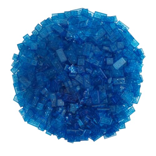 Q-Bricks Fliesen (1x1,1x2,2x2,2x4) Himmelblau transparent 192 /Beutel 1000 STK.