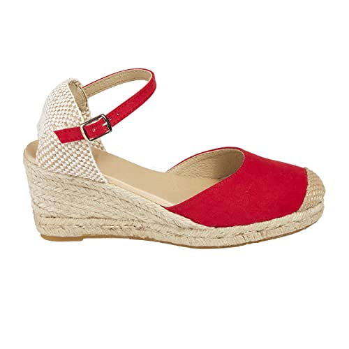 NOESLOMISMO BY DILEMA Alpargatas para Mujer | Sandalias con Cuña