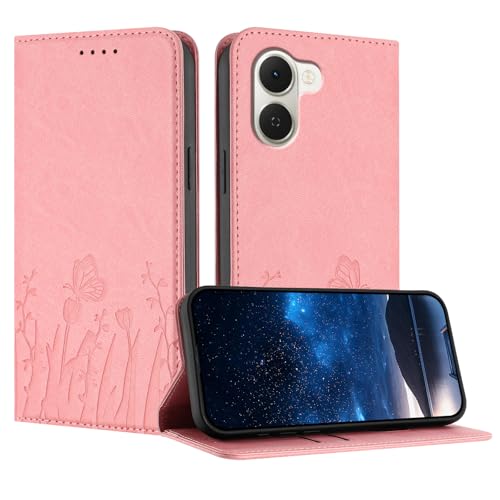 �X�}�z�P�[�X �Ή��@�� for Tecno Spark Go 3 / Pop 20 PU���U�[ �}�O�l�b�g�J�� �E�H���b�g �J�[�h�z���_�[ �t���b�v�X�^���h �L�b�N�X�^���h�t���X�}�z�P�[�X Pink