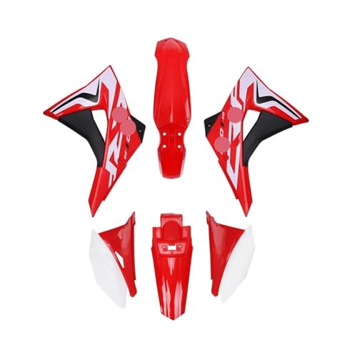 Kit plastique CRF 230F 2020 carénage rouge blanc pour circuit - 6