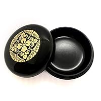 銅製 香合 蓮紋 木箱付(メ1126) 2023-14．須賀月真 蝋型香炉 波千鳥 - 高岡銅器展示館