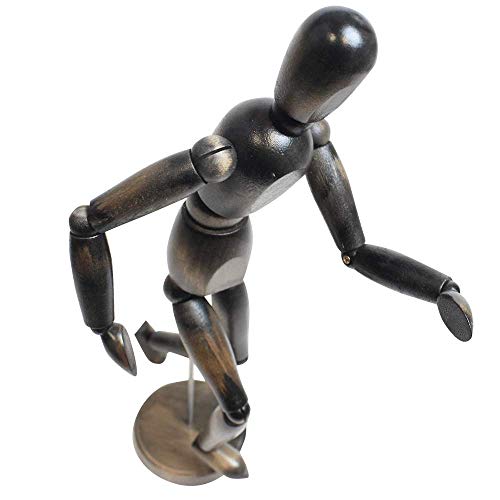Manequim Articulado Sinoart Vintage 30 cm Cinza, Sinoart, Sfm018-Ac-B, Cinza
