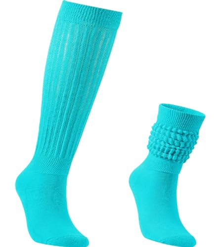 Image of TINTAO Women's Slouch Socks Thigh High Boot Socks Soft Scrunch Socks,Knee High Boot Socks Calf Socks for Women,Size 5-10#L119