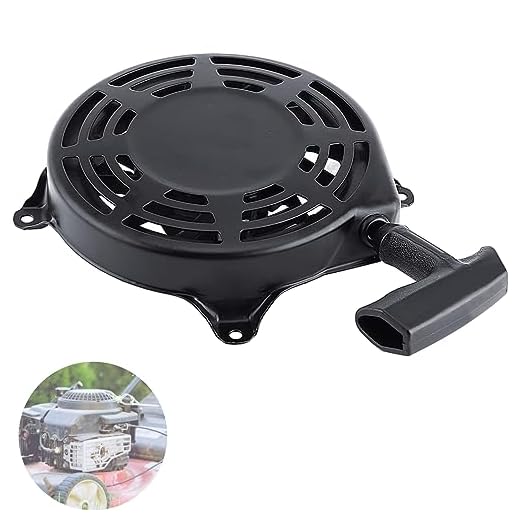 Startmotor med dragkabel, rekyl fjäderfjädrar startdragstart montering startmotor för Briggs & Stratton 497680