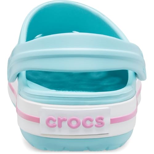 Image of Crocs Unisex-Adult Crocband Clog, Pure Water, 12 Women /10 Men