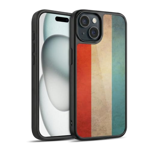 Coque iPhone 15 gel renforcé Head Case Designs Luxembourg vintage antichoc