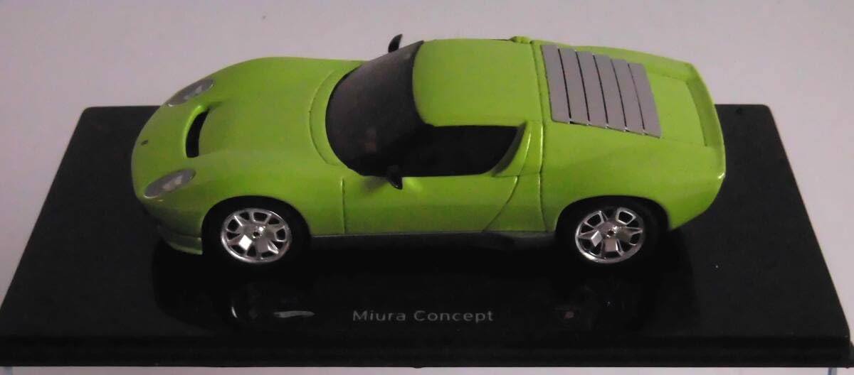 Amazon | 1/43 ランボルギーニ ミウラ コンセプト 黄緑 HW エリート