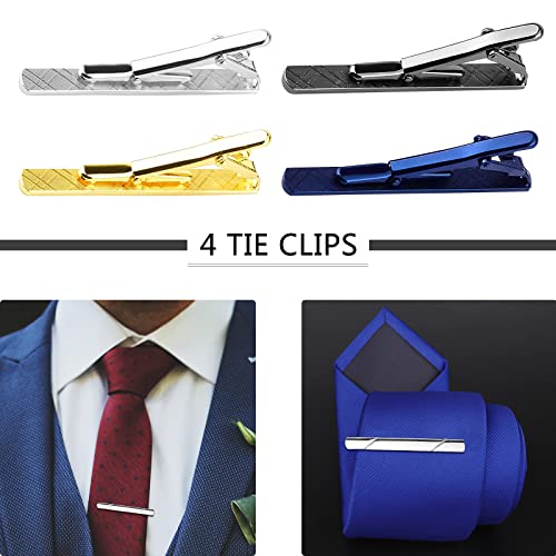 PROJEWE Fermacravatta per Uomo Fermacravatta Clip