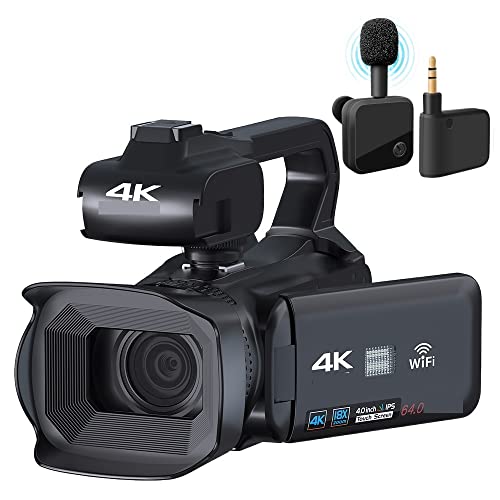 Caméscope Vlog numérique 4K idéal pour le streaming en direct et la création de contenu