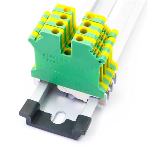 Conector universal de tierra USLKG-3N para cable conductor, terminales de tornillo, 10 u 4