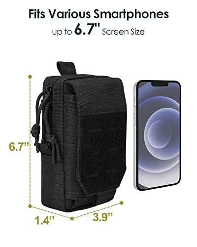 Amazon.co.jp: Molle Pouch Tactical EDCポーチ - タクティ