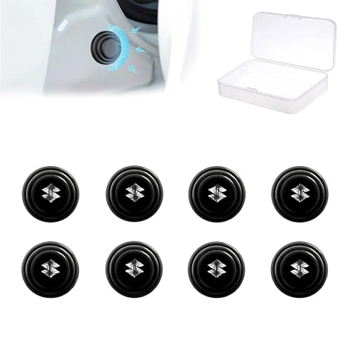 Image of 8Pcs Car Door Shock Absorber Pads Stickers for Fronx, Vitara, Brezza, Swift, Baleno, Ertiga, WagonR, Alto, Dzire, XL6, S-Presso, Celerio, Eeco, Ciaz, Ignis, Invicto, SX4, Ritz, Victoris