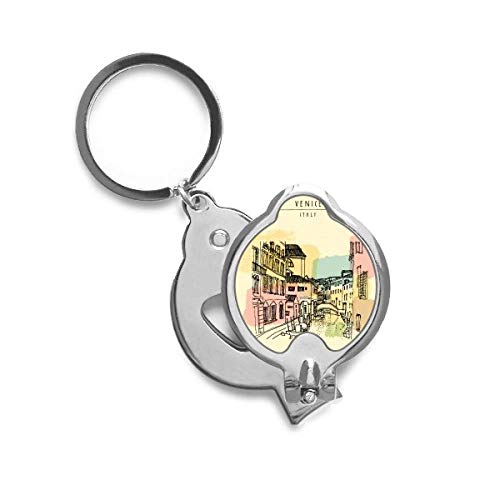Coupe-ongles Italie Venise avec motif touristique pour manucure quotidienne