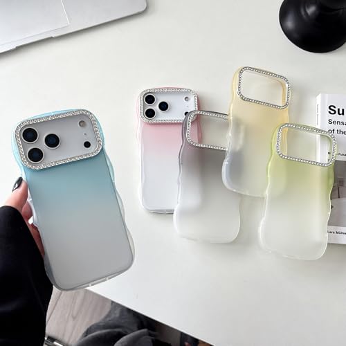 Coque iPhone 17 Pro souple antichoc pour femme protection silicone vague - 4