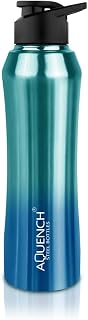 Aquench Stainless Steel Water Bottle, 1 Litre Capacity,Gym, Office, Boys, Girls, Men, Women, Kids, Fridge 1Ltr - 1000 ml, ... Price In India