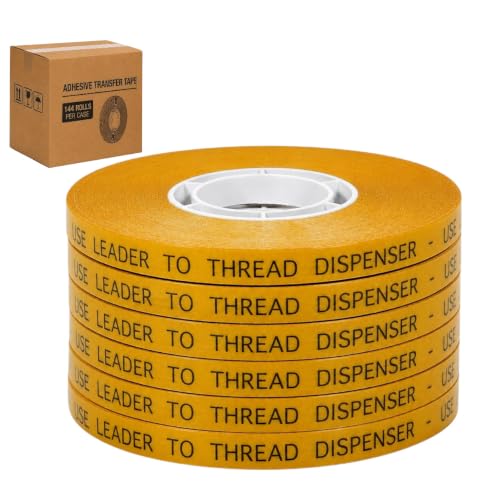 Image of GGR Supplies ATG Tape Refills, 1 /4 Inch x 36 Yards (Pack of 144), Acid-Free Adhesive Transfer Tape, Double-Sided Reverse Wound ATG Gun Refills for Picture Framing, Scrapbooking, Crafts and Packaging