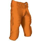 CHAMPRO Youth Integrated Football Game Pant Orange XL