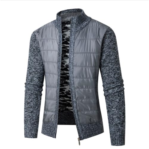 Mens Cardigan Sweaters with Zipper Knit Cardigan Slim Fit Long Sleeve Full Zipper Casual Sweater with Pockets2