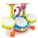 Lihgfw Kinder Drum Spielzeug, Kindermusikinstrumente mit Kinderreime, elektronischen Trommeln, elektronischen Trommeln, Geschenken für Kinder über 2 Jahre, Jungen und Mädchen (Color : Multi-Colored)