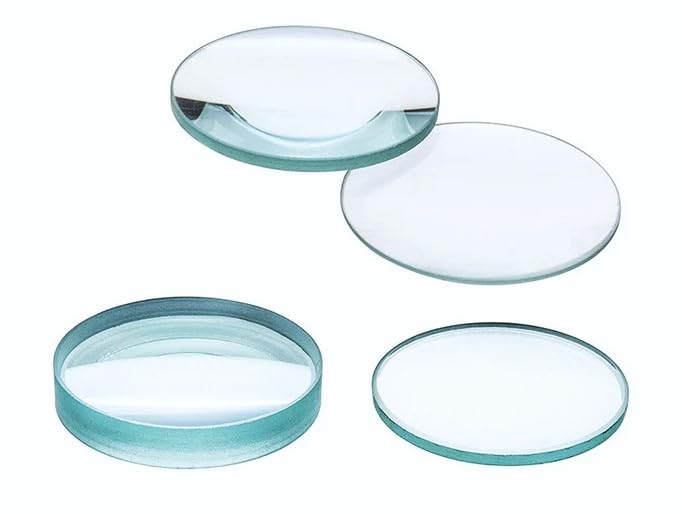 ICHEM Optical Glass Lenses (Set of 4) 50mm Double Convex & Concave, Polished Glass High Quality for Physics, Light Refraction, Ray Optics, Science Experiments, Learning & Educational Lab Equipment-image-39