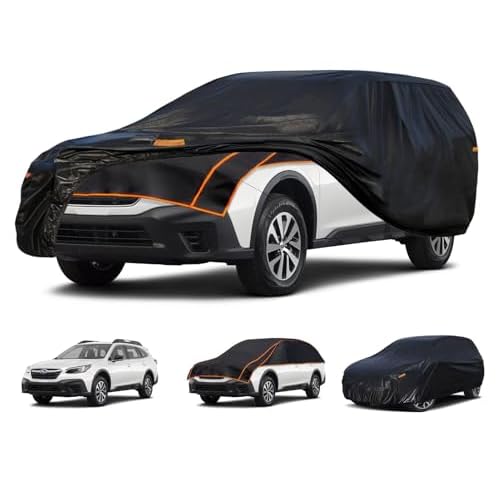 Kayme Hail Protector Car Cover Custom Fit for Ford Bronco 4 Door SUV, Anti Hail Blanket with Multilayer Thickened Design, Hail Proof & All Weather Outdoor Waterproof Full Car Cover for Hail