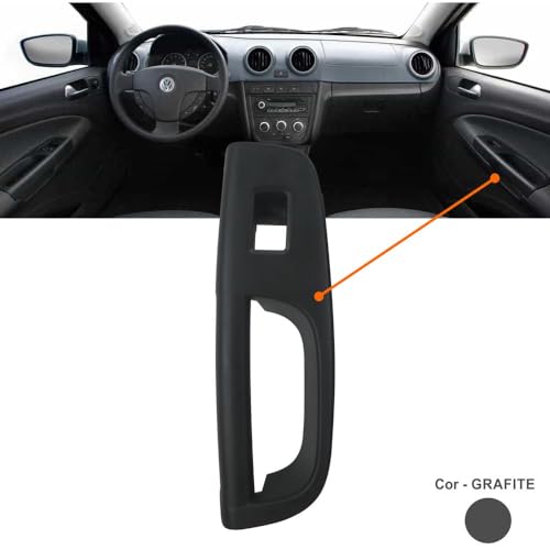 Puxador interno da Porta Gol G5 e Voyage Dianteiro Direito Grafite