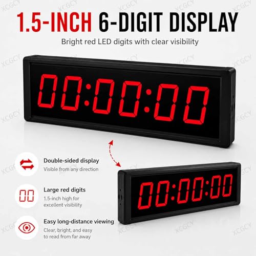Reloj de Carrera con Trípode y Temporizador Led Rojo miniatura 2