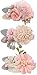 PULABO 3 stücke 3 "Baby Blumen Haarspangen Blumenclips Baby Mädchen Haarschmuck Leichtes Blumenhaar mit Boutique Komplett gefüttert Zubehör für Kleinkind Teens GeschenkeÜben