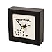 Enesco Gift Our Name is Mud “Whatever” Battery-Operated Square Desk or Wall Clock, 4 Inches