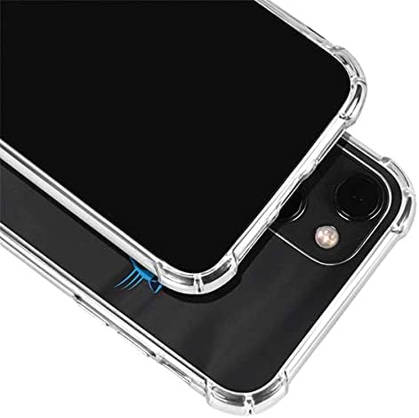 Skinit Clear Phone Case Compatible with iPhone 13 Mini - Officially Licensed NFL Carolina Panthers Design