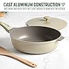 Goodful All-in-One Pan, Multilayer Nonstick, High-Performance Cast Construction, Multipurpose Design Replaces Multiple Pots and Pans, Dishwasher Safe Cookware, 11-Inch, 4.4-Quart Capacity, Linen #5