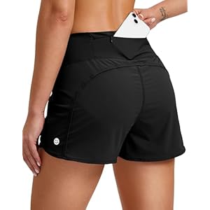 G Gradual Women’s Running Shorts with Mesh Liner 3″ Workout Athletic Shorts for Women with Phone Pockets