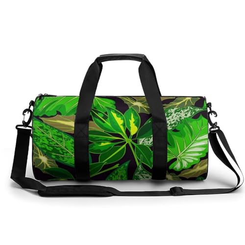 Sac gym plantes vertes robuste pour transporter vos affaires de rechange