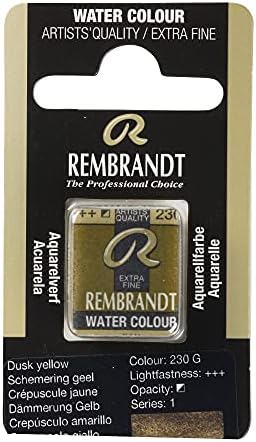 Rembrandt Watercolour Pan Dusk yellow 230 (05862301) - 1