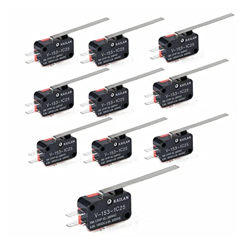Micro-interrupteurs V-153-1C25 de fin de course pour corriger les erreurs de mesure d'instrument