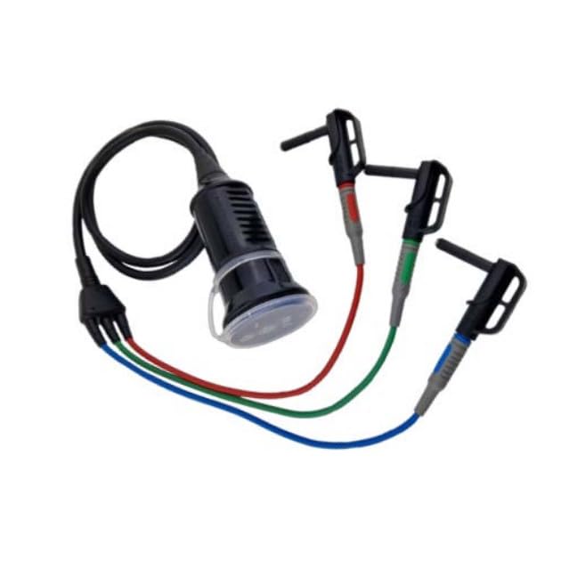 KPS FASTCHECK3010-ACC – Accesorio para Cuadros Eléctricos con 4x Puntas Magnéticas, Conectores Banana 4mm y Enchufe Schuko– Compatible con Fastcheck3010 – Longitud 1 m – CAT III 300V
