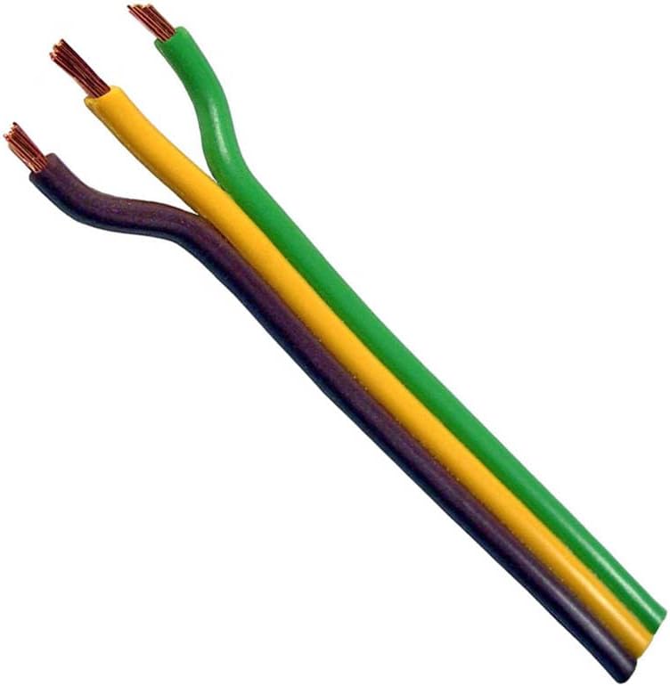 8142PT Parallel Multiple Conductor Wire - 16 AWG, 3 Conductor, 25'