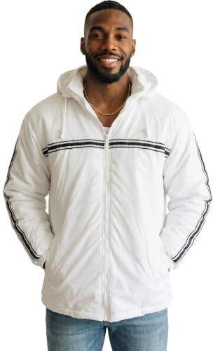 Image of ToBeInStyle Men's Zip Up Long Sleeve High Collar Polar Fleece Jacket