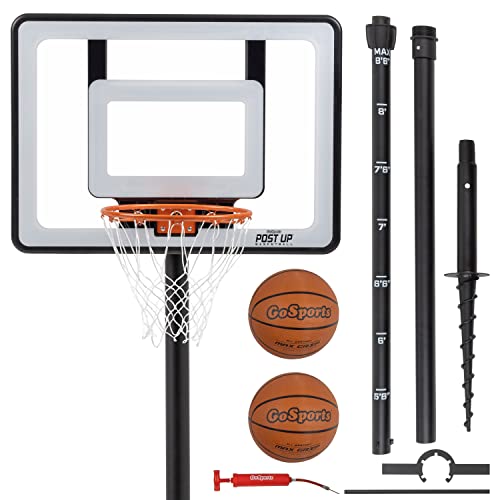 GoSports Post Up Portable Beach Basketball Hoop and Adults