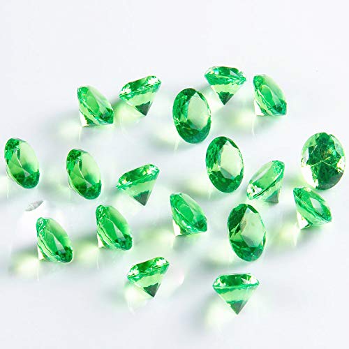 Cristales de tesoro diamante acrílico de 20 mm para rellenar jarrones de flores