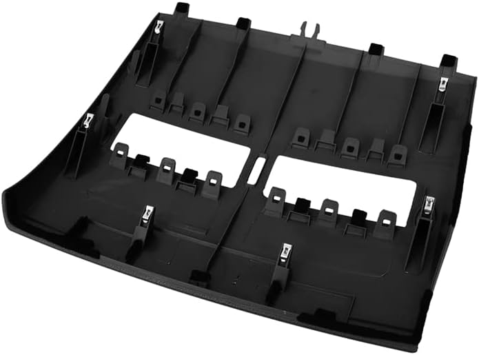 Car Finisher-Instrument Panel Cover for Nissan Tiida 2005-2011 Front Dashboard Middle Air Conditioner Outlet Vents Cover Shell (Black)