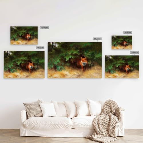 Impression sur toile Bruno Liljefors : sublimez un petit espace - 7