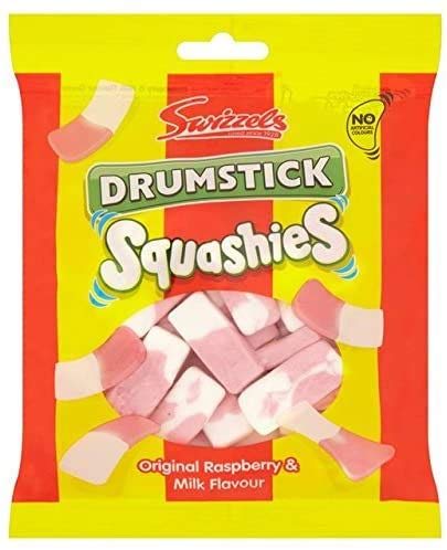 Squashies DrumStix Fruchtgummis Kaubonbons - 160g - 4er-Packung Cover