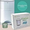 Ricarica di sacchetti Disposal Hero, 100% compatibili con contenitori per pannolini da 16 l, confezione da 3, extra super salva-spazio, ottieni il 33% in più rispetto all’originale. #2