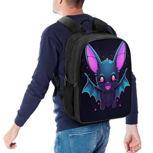 Mochila infantil de murciélago 3D impermeable y ajustable para niños de 40x28x16cm 5