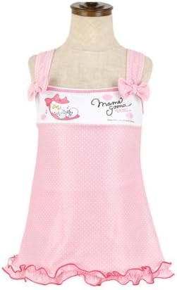 Amazon まめゴマ Aライン型 ワンピース水着 100cm ピンク 水着 通販