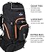TETON Sports Grand 5500 Ultralight Plus Backpack; Lightweight Hiking Backpack for Camping, Hunting, Travel, and Outdoor Sports , Black, 34